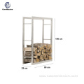 Iron Powder Coated Detachable Storage Firewood Rack